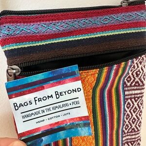 Bags from Beyond Multicolor Patterned Crossbody Bag
